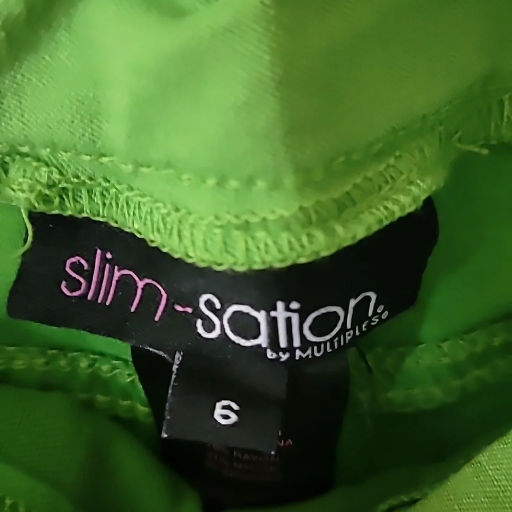 2 for 1!! Slimsations Green/Blue Shorts 6 - Picture 2 of 8